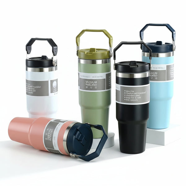 Stainless Steel Insulated Tumbler with Straw (20oz/30oz)