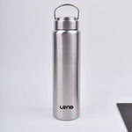 1pc Large Capacity Stainless Steel Sport Water Bottle Single-layer Rugged Water Cup Metal Bottle Drinkware Camping Sports Gym