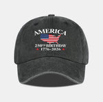 USA 250th Birthday Vintage Dad Hat
