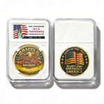 America Gold-Plated Commemorative Coin With Case