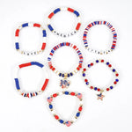 USA Flag Independence Day Bracelet