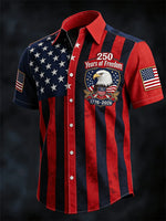 Men's America 250th Anniversary Flag Shirt