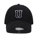 Initial Letter Embroidered Baseball Cap