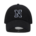 Initial Letter Embroidered Baseball Cap