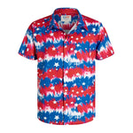 Men's American Flag Hawaiian Shirt