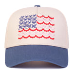 Unisex American Flag Embroidered Baseball Cap