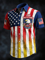 Men's America 250th Anniversary Flag Shirt
