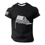 Men's USA Flag Gym T-Shirt