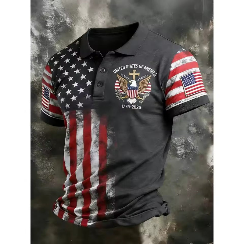 Men's America 250th Anniversary Eagle Polo