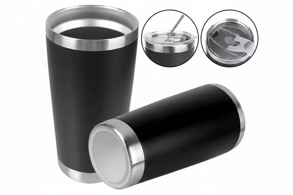 20oz Stainless Steel Insulated Tumbler with Magnetic Slide Lid