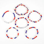 USA Flag Independence Day Bracelet