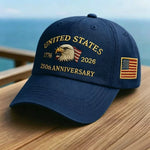 USA 250th Anniversary Eagle Sun Hat
