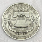 250th Anniversary Liberty Bell Eagle Challenge Coin - Copy