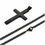 Metal Cross Pendant Necklace