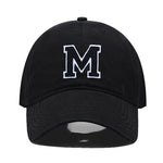 Initial Letter Embroidered Baseball Cap