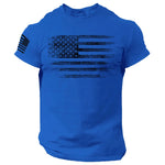Men's USA Flag Gym T-Shirt