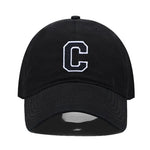 Initial Letter Embroidered Baseball Cap