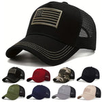 USA Flag Tactical Mesh Trucker Cap