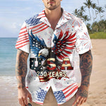 America 250th Anniversary Hawaiian Shirt 1776-2026