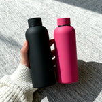 500ML Large Capacity Insulated Water Bottle Stainless Steel Vacuum Flask American Style Small Mouth Sports Insulated Coffee Mug