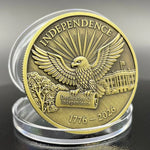 250th Anniversary Liberty Bell Eagle Challenge Coin - Copy