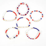 USA Flag Independence Day Bracelet