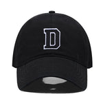 Initial Letter Embroidered Baseball Cap