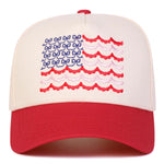 Unisex American Flag Embroidered Baseball Cap