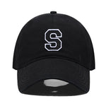 Initial Letter Embroidered Baseball Cap