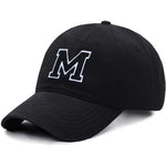 Initial Letter Embroidered Baseball Cap