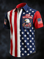 Men's America 250th Anniversary Flag Shirt