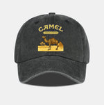 Vintage Camel Desert Scene Baseball Cap