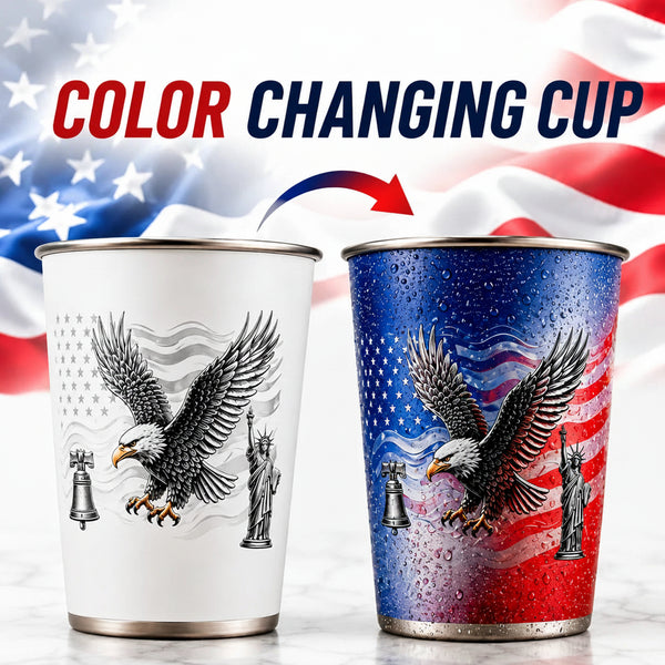 USA Color Changing Tumbler, 16oz
