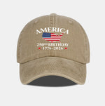 USA 250th Birthday Vintage Dad Hat