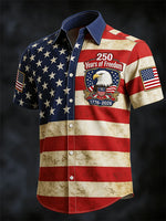 Men's America 250th Anniversary Flag Shirt