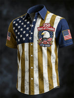 Men's America 250th Anniversary Flag Shirt