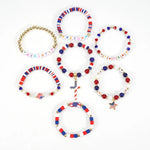 USA Flag Independence Day Bracelet