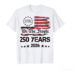 Women's America 250 Sparkle 1776-2026 Patriotic T-Shirt