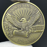250th Anniversary Liberty Bell Eagle Challenge Coin - Copy