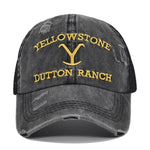 Distressed Western Ranch Ponytail Cap