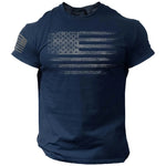 Men's USA Flag Gym T-Shirt