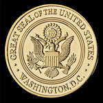 Military Coast Guard Gold-Plated Challenge Coin