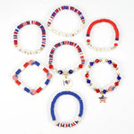 USA Flag Independence Day Bracelet
