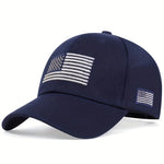 American Flag Snapback Cap