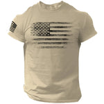 Men's USA Flag Gym T-Shirt