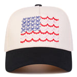Unisex American Flag Embroidered Baseball Cap