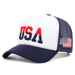 USA Side Embroidered Flag Baseball Cap