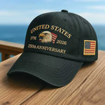 USA 250th Anniversary Eagle Sun Hat