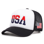 USA Side Embroidered Flag Baseball Cap