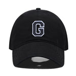 Initial Letter Embroidered Baseball Cap